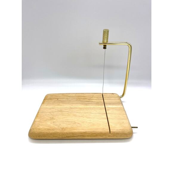 Goodwood Cheese Cutting Board with Wire Cutter Slice & Serve 10”x7” - Picture 2 of 5